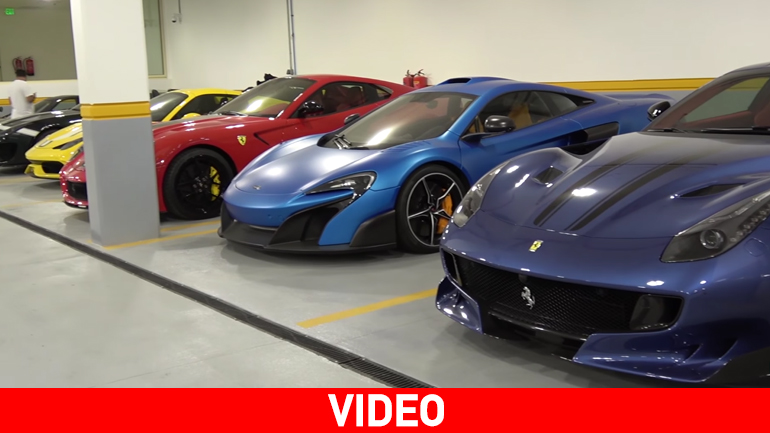 Απίστευτη συλλογή πανάκριβων αυτοκινήτων στο Κατάρ…